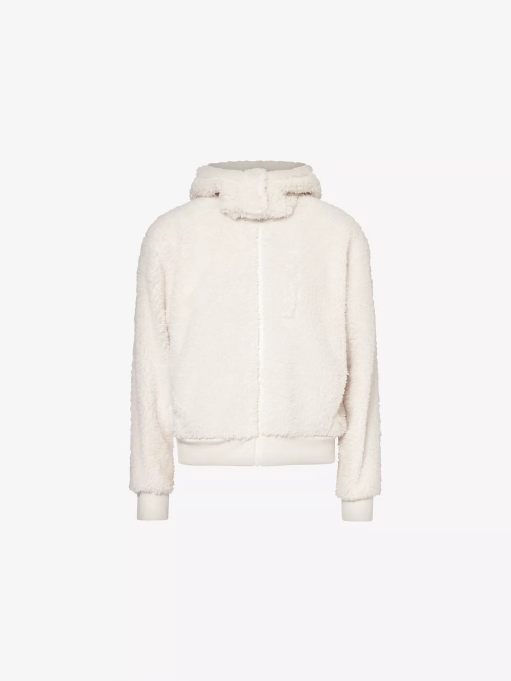NWT $198 Beyond Yoga Adventure Hooded Faux-Fur Jacket Ivory XL